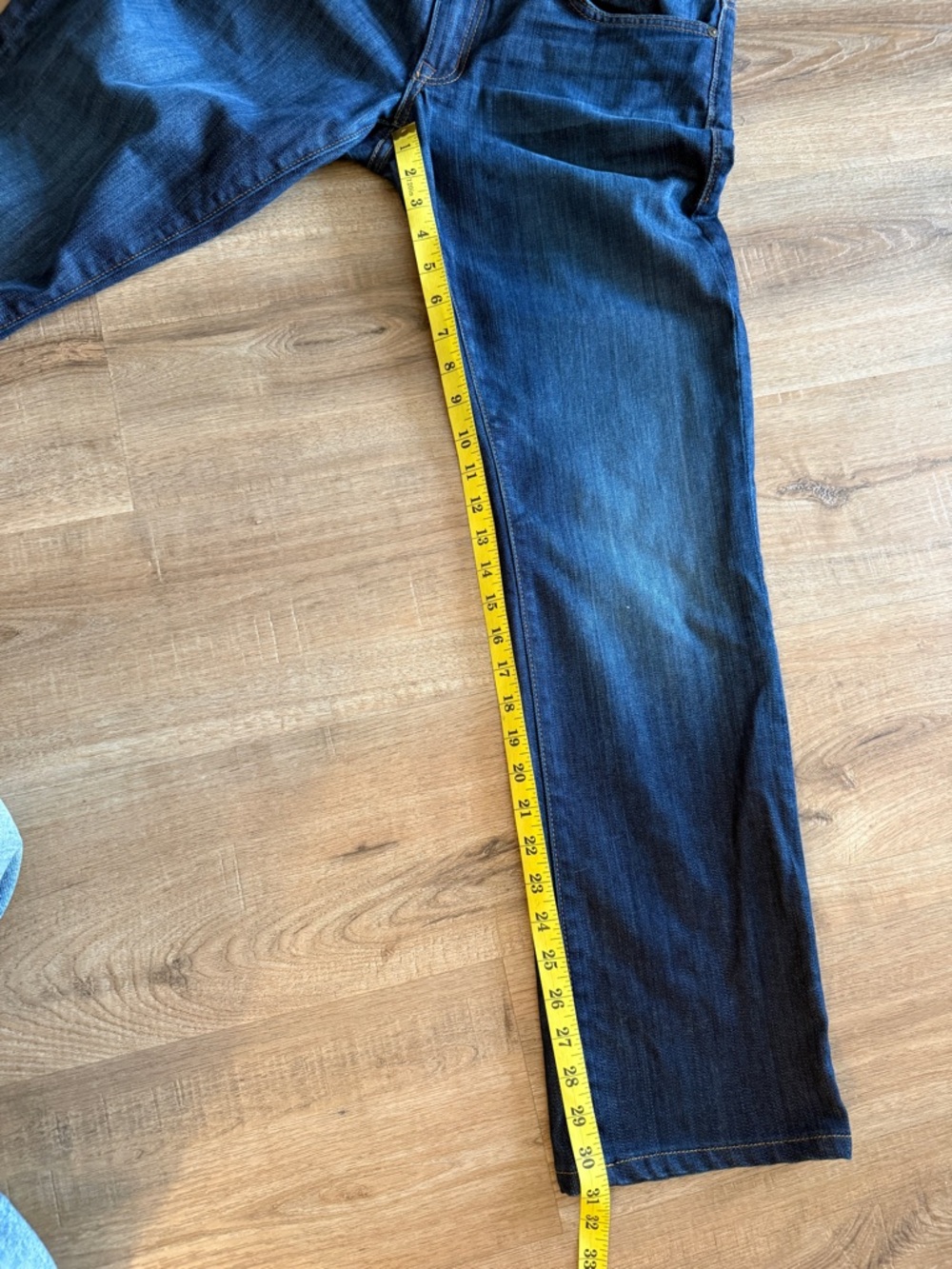 Fidelity Denim Impala Straight Leg Selvedge Denim Dark Blue - Picture 12 of 14